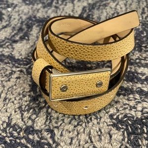 Banana Republic Faux Skin Tan Belt Small